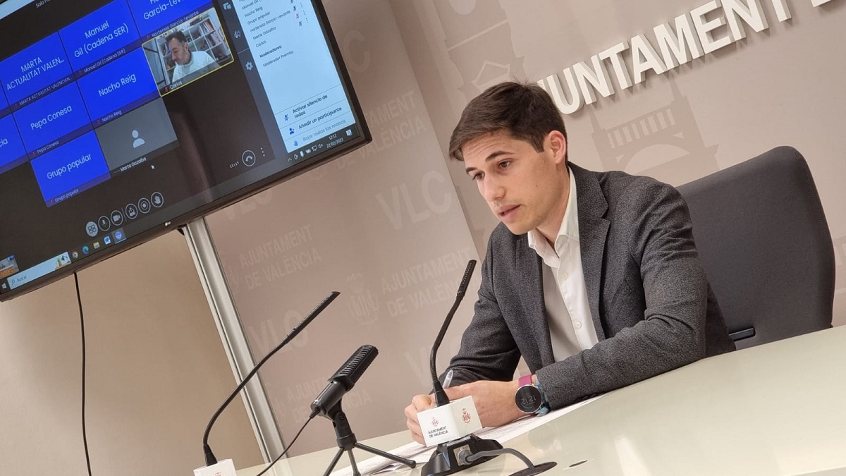 Borja Sanjuan confirma que el Ayuntamiento de València cobrará en el IBI de este año un recargo del 30% a grandes propietarios con viviendas vacías